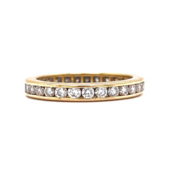 Channel-Set Diamond Eternity Band 01