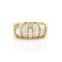 Channel-Set baguette diamond band 01