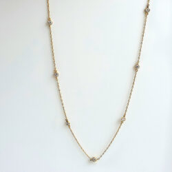 Diamond by the yard necklace 01