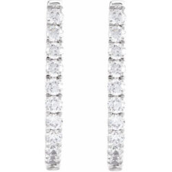 Diamond hoop Earrings 01