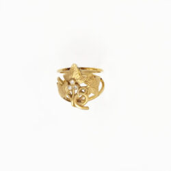 Guilded Intertwined I_ve Vine Ring 01