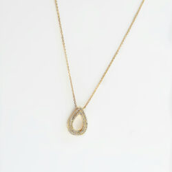 Open teardrop diamond pendant 01(1)
