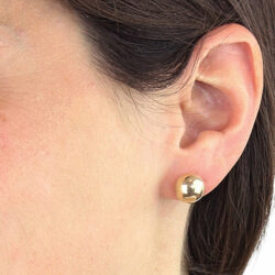 Round ball 14k Earrings 01