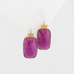 Ruby Imperial Topaz Earrings 01