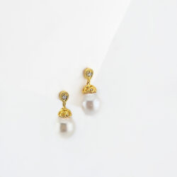South Sea Pearl diamond Earrings 02
