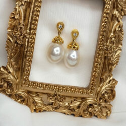 South Sea pearls diamond Earrings_