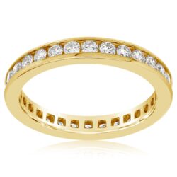 Channel-Set Diamond Eternity Band 02