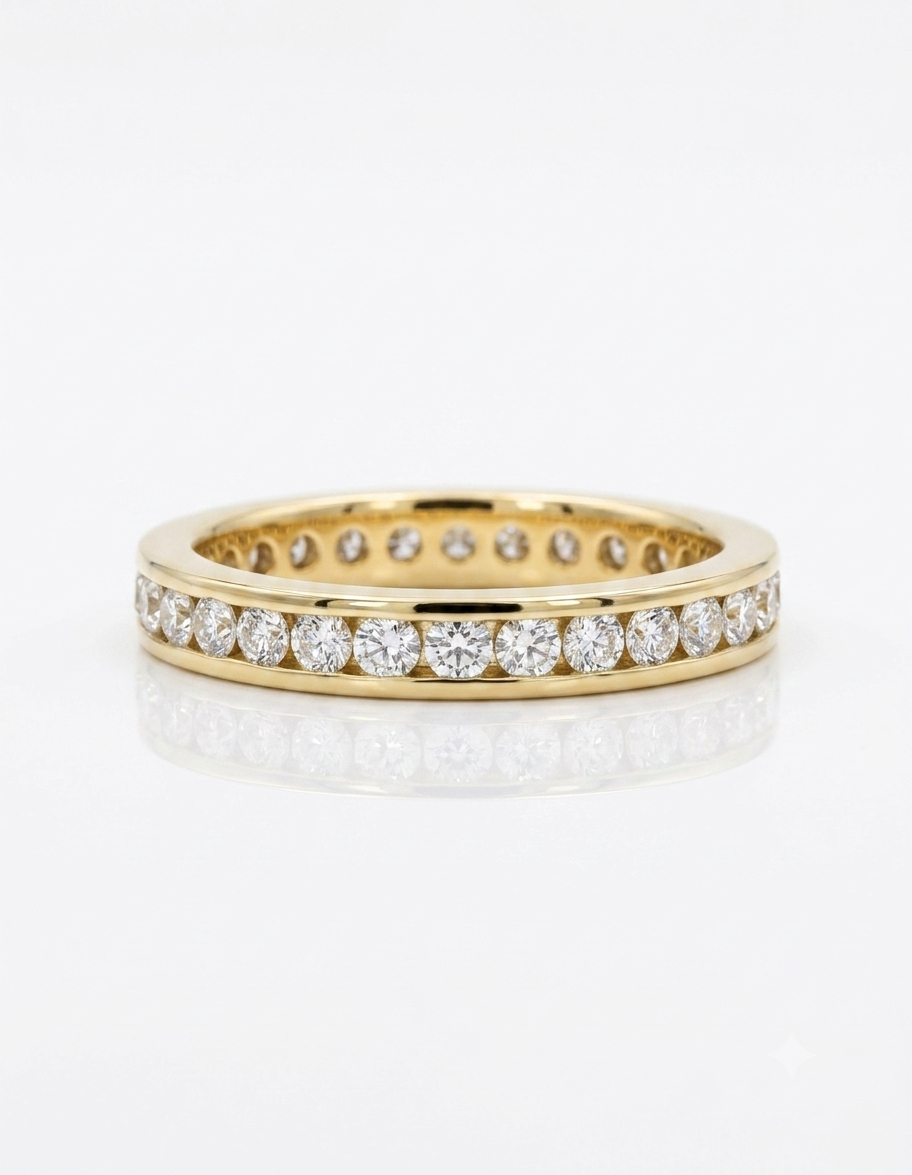 14K Eternity Ring, .50cttw