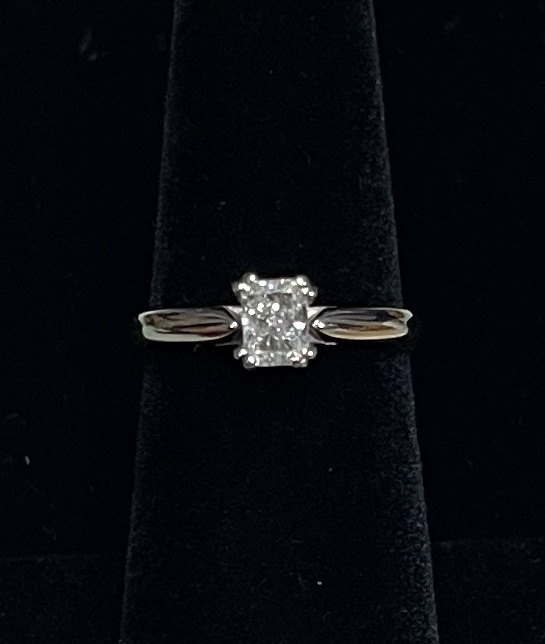 .55 Emerald Cut Engagement Cert#129
