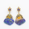 Rock Opal Tanz Dia Earrings