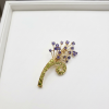 10k Floral Brooch