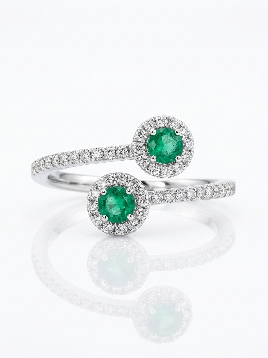 Wrap Around Emerald Ring