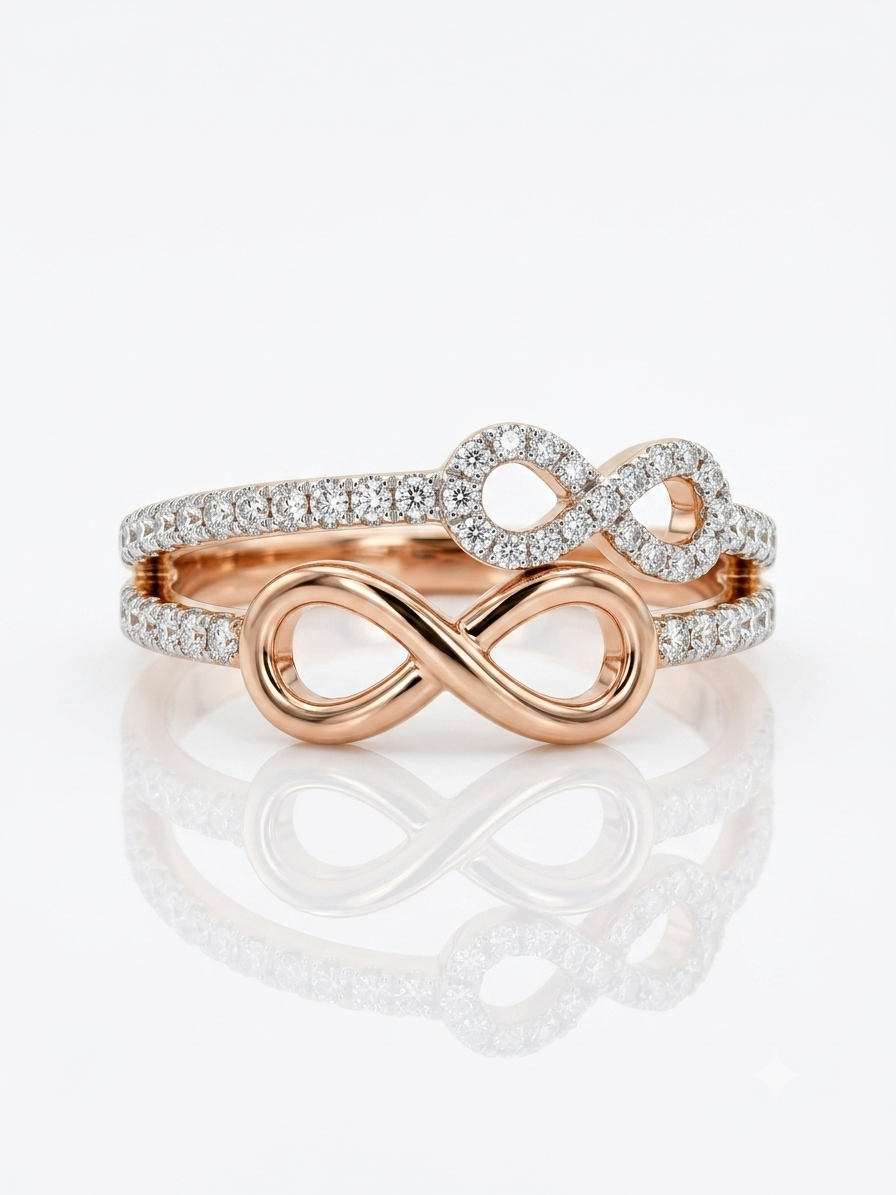 Infinity Diamond Ring