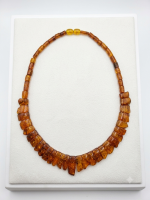 Antique Baltic Amber Statement Necklace