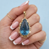 Pear Blue topaz with dia accents3